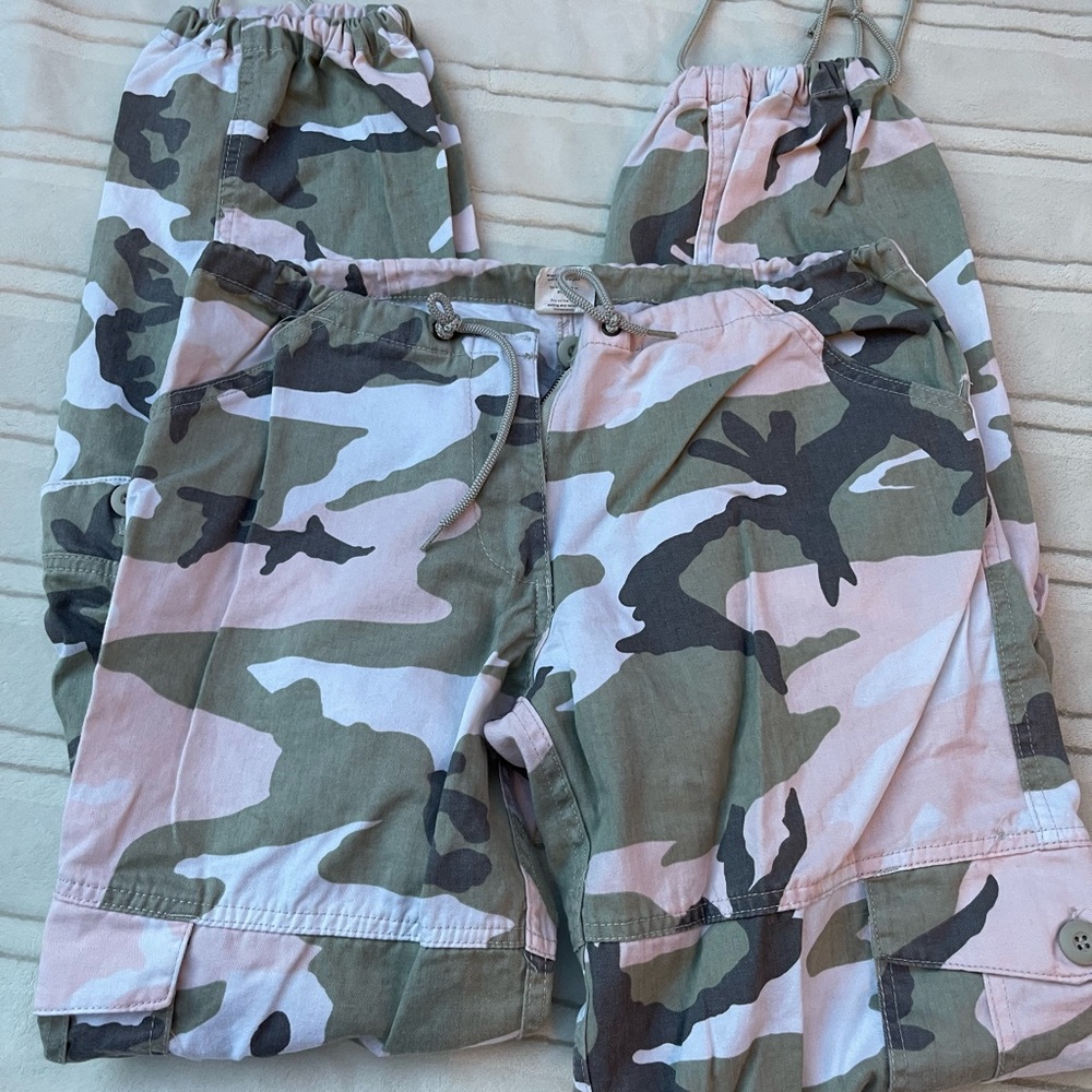 Rothco Camouflage Joggers - Green and Pink - Picture 3 of 5
